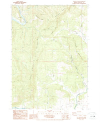 1987 Map of Putnam Valley, Douglas County, OR — High-Res